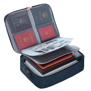 Travel Storage for Files & Passports